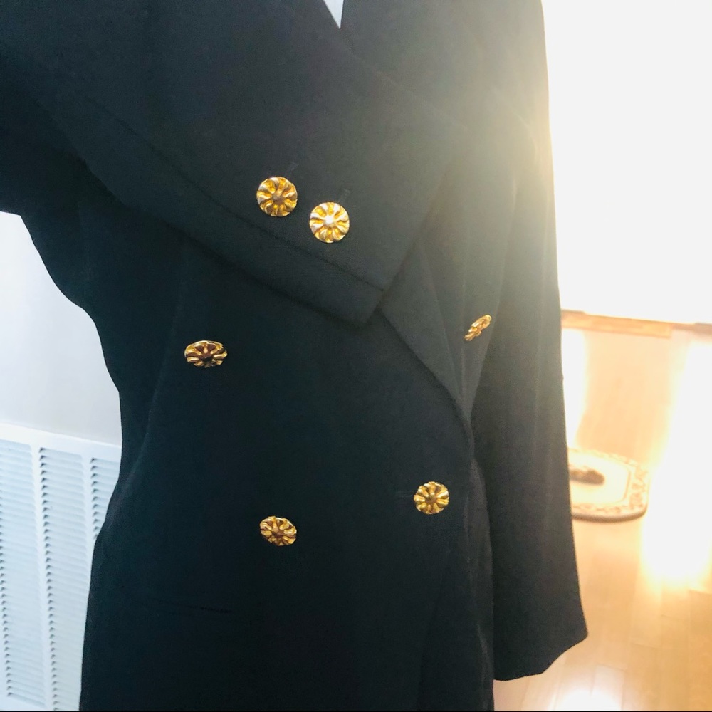 Escada Double Breasted Light Wool Jacket - image 2